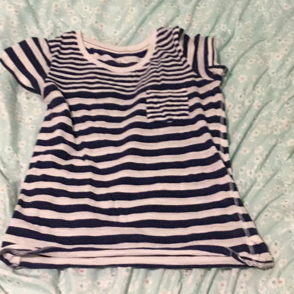 Prince&Fox tee shirt blue and white size XS